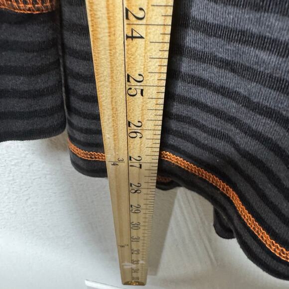 One World Halloween Top Shirt 1X Black Striped Rhinestone‎ Cats Bats Pumpkins - Picture 4 of 7